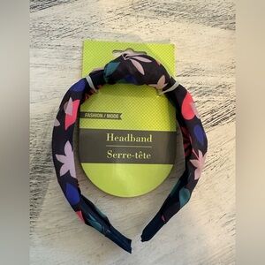 Black floral boho headband new summer headband